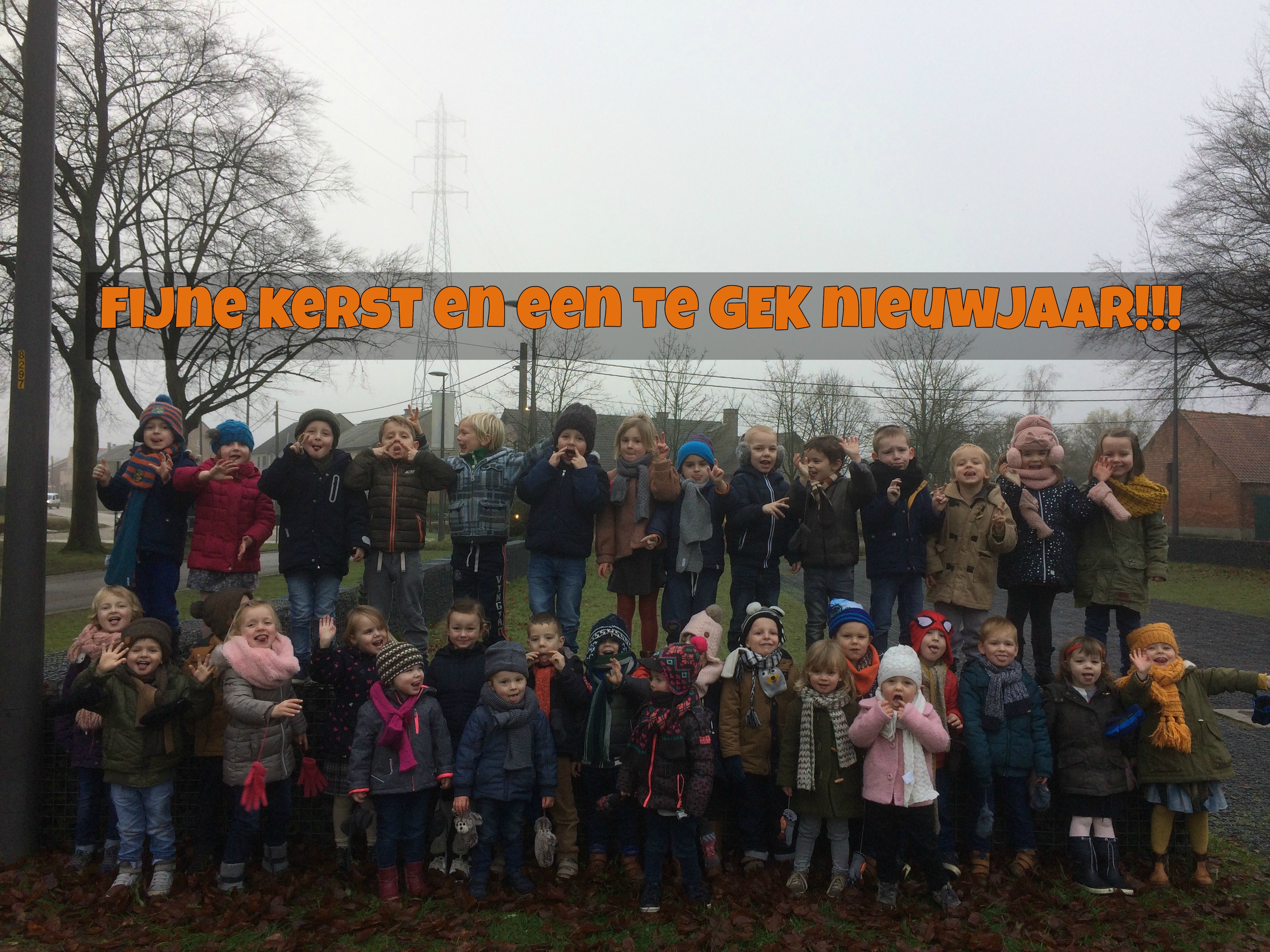 Fijne kerstvakantie! Juf Ann en juf Loes